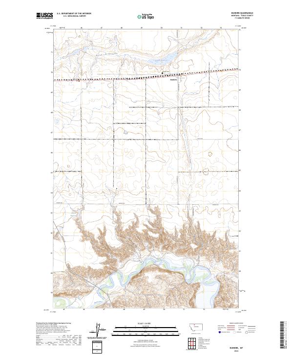 USGS Topographic Map – Dunkirk