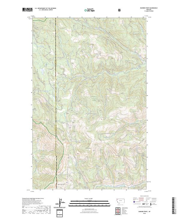 USGS Topographic Map – Dunsire Point