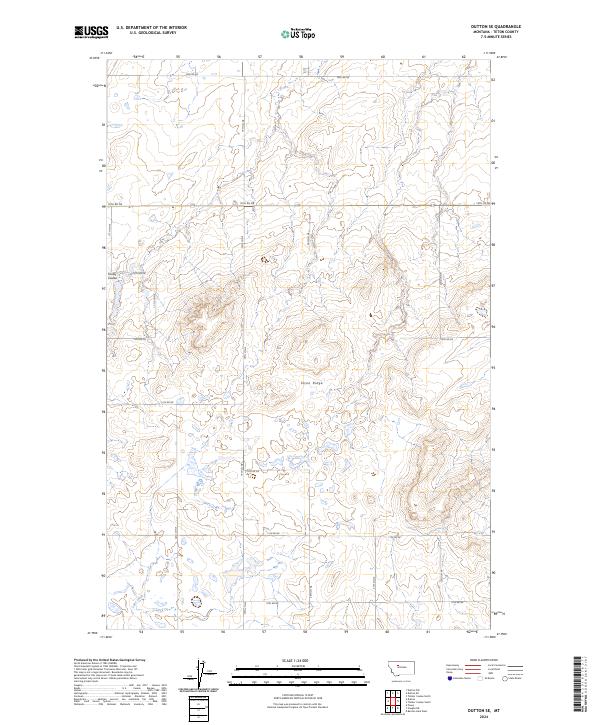2024 Map of Dutton SE, 2024 Print