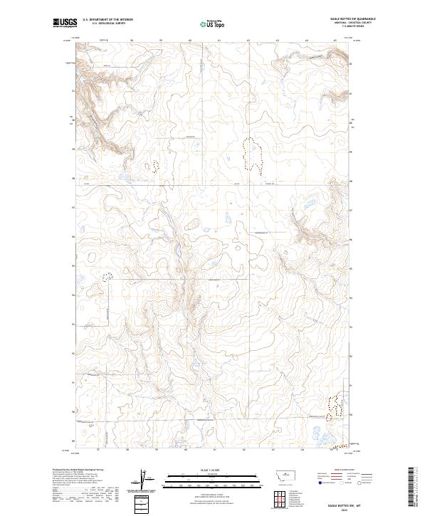 2024 Map of Eagle Buttes SW, 2024 Print