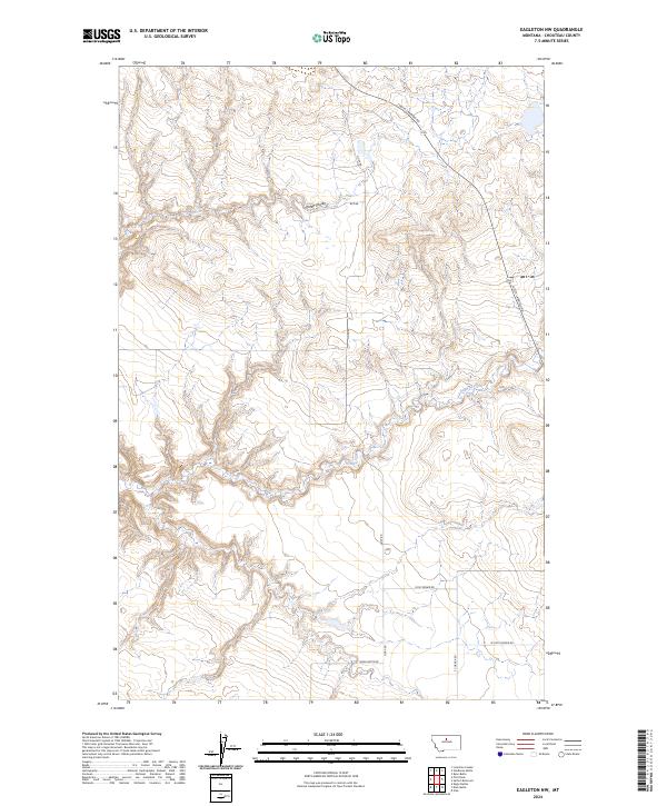 USGS Topographic Map – Eagleton NW