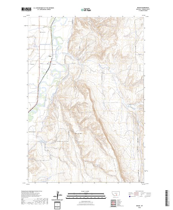 USGS Topographic Map – Edgar