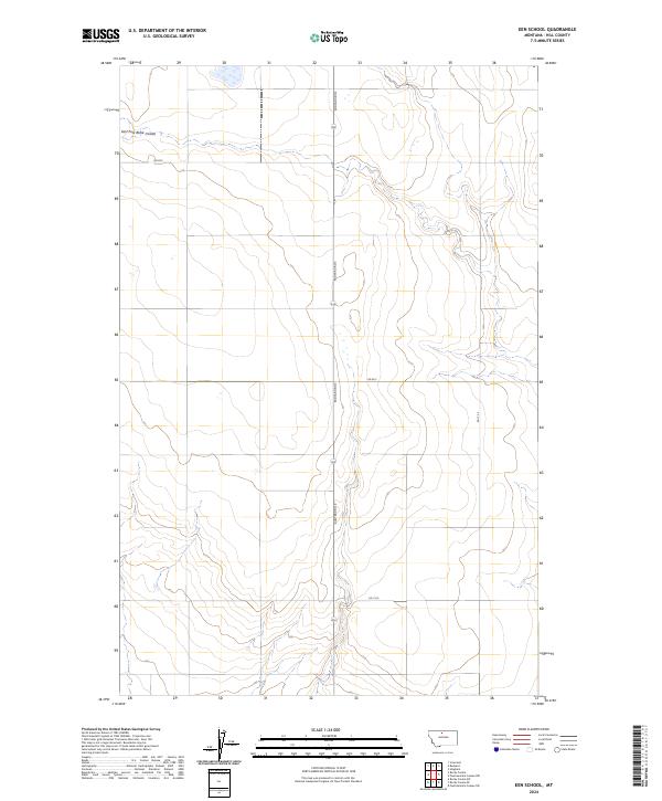 2024 Map of Een School, 2024 Print