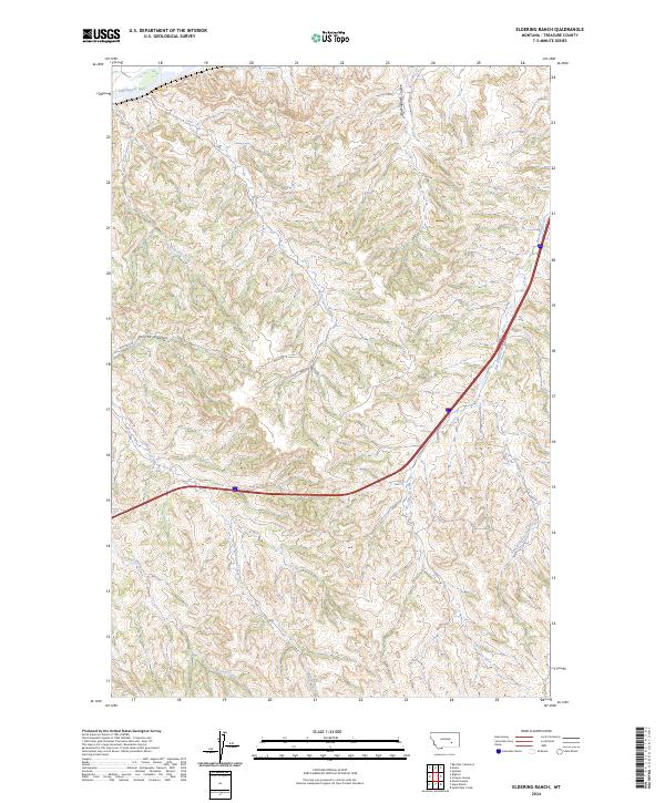 USGS Topographic Map – Eldering Ranch
