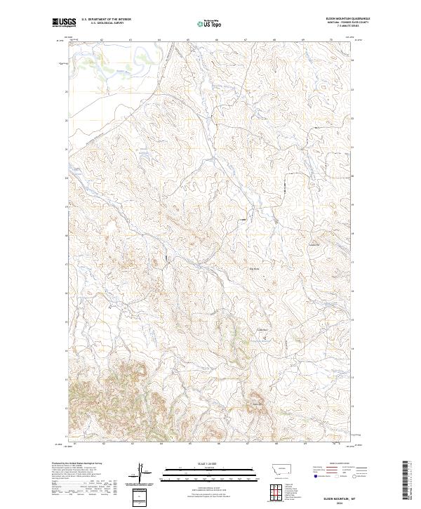 USGS Topographic Map – Eldon Mountain