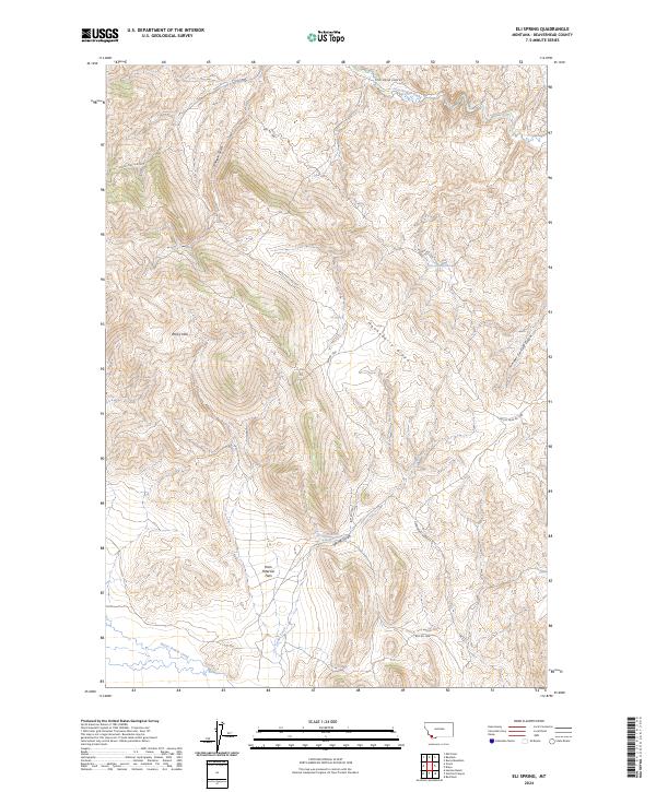 USGS Topographic Map – Eli Spring