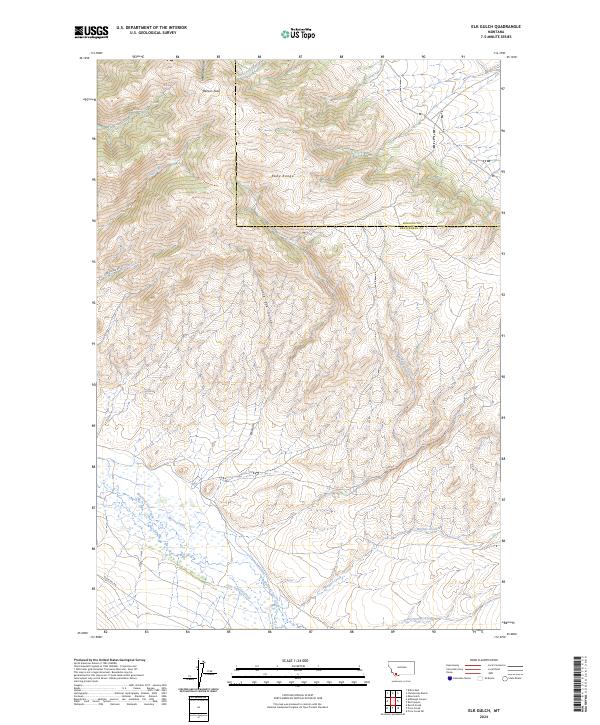 USGS Topographic Map – Elk Gulch