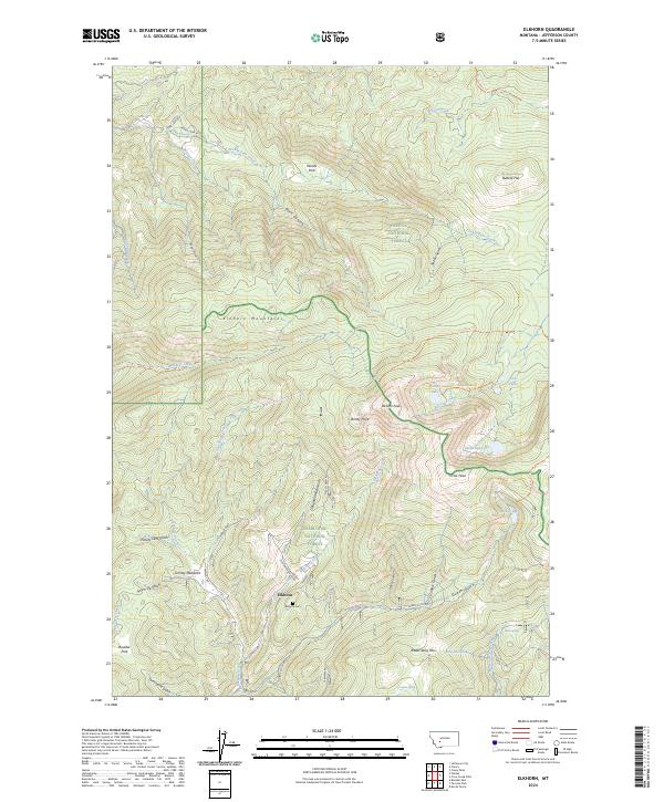 USGS Topographic Map – Elkhorn