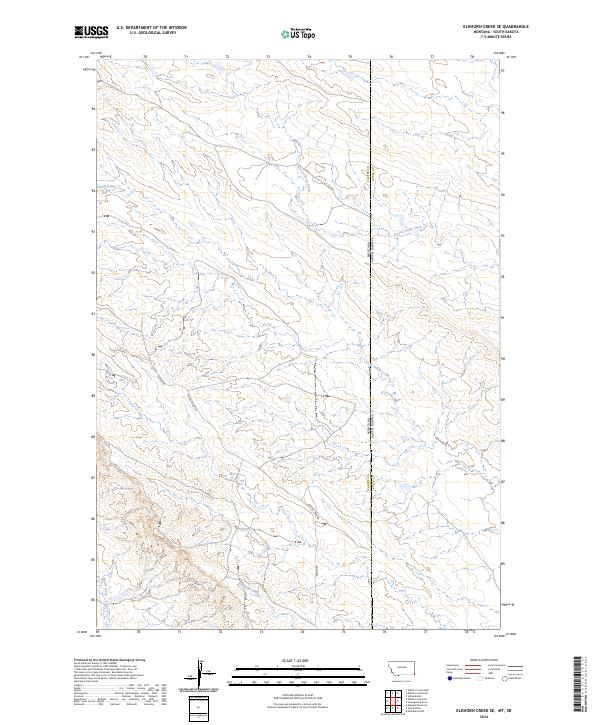 2024 Map of Elkhorn Creek SE, 2024 Print