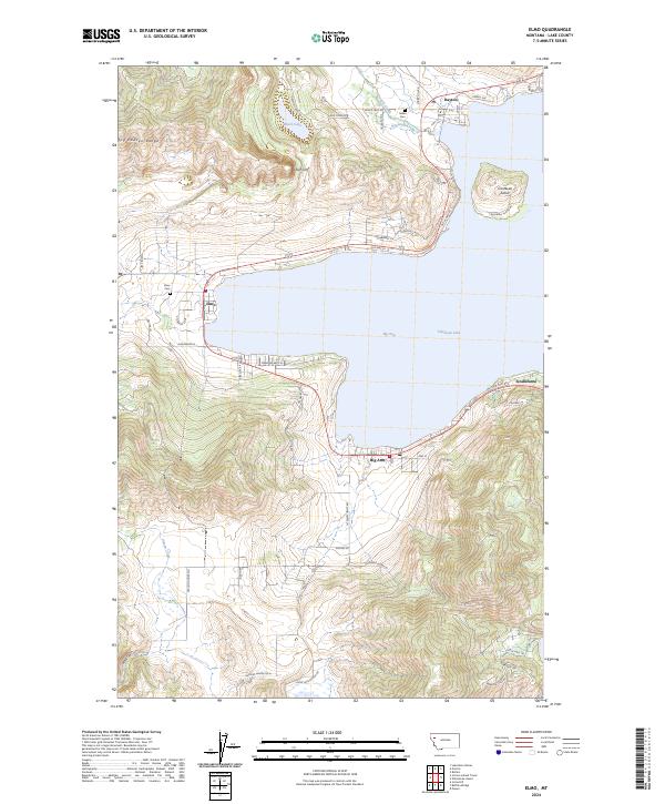 USGS Topographic Map – Elmo