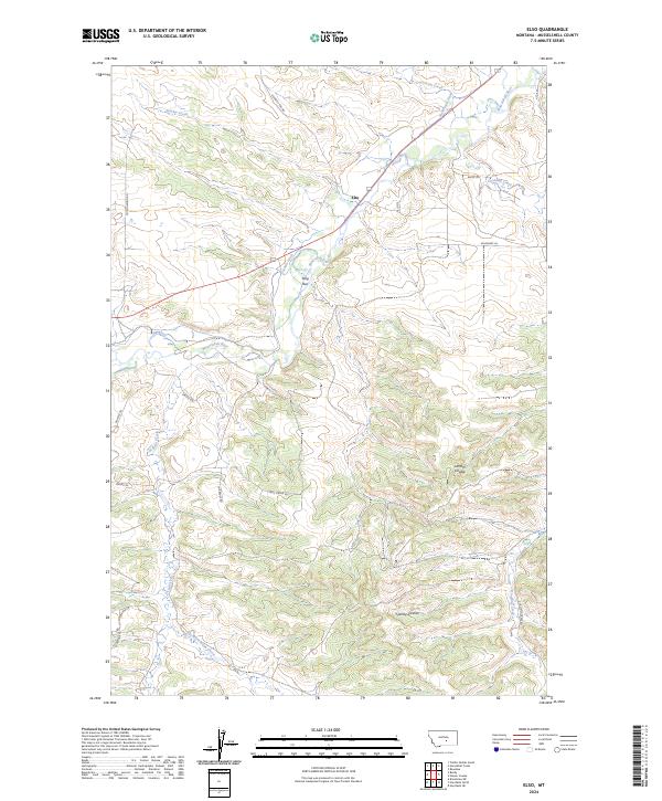 USGS Topographic Map – Elso