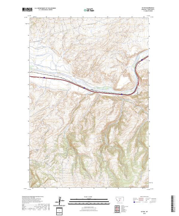 USGS Topographic Map – Elton