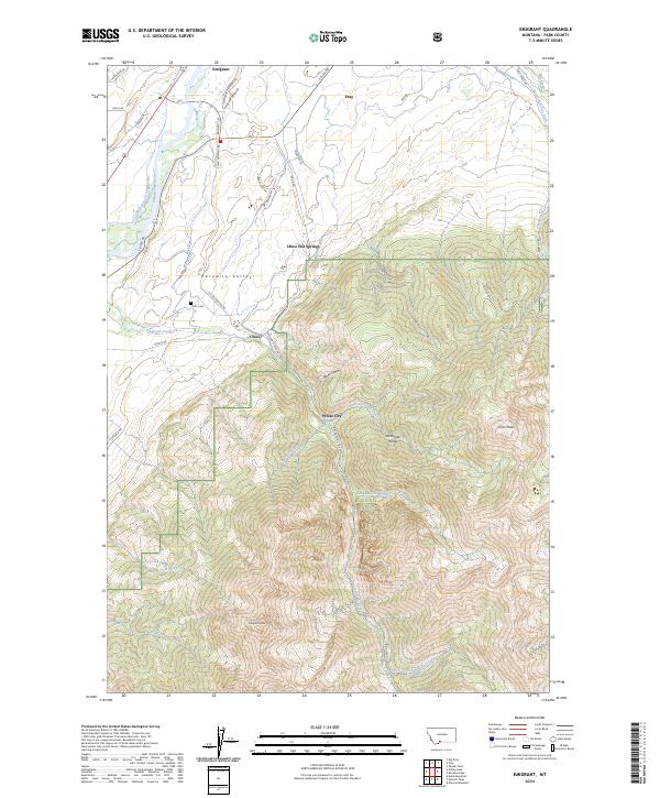 USGS Topographic Map – Emigrant