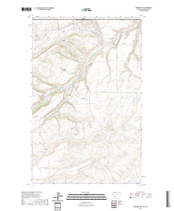 USGS Topographic Map – Emigrant Gap