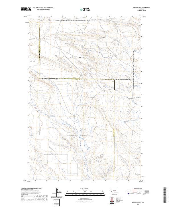 USGS Topographic Map – Emory School