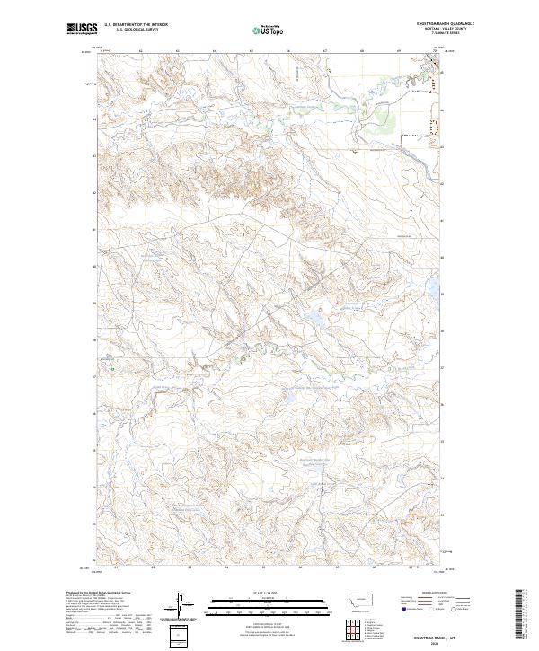 USGS Topographic Map – Engstrom Ranch
