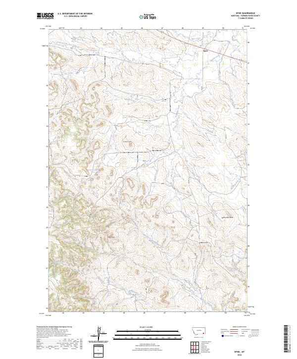 USGS Topographic Map – Epsie
