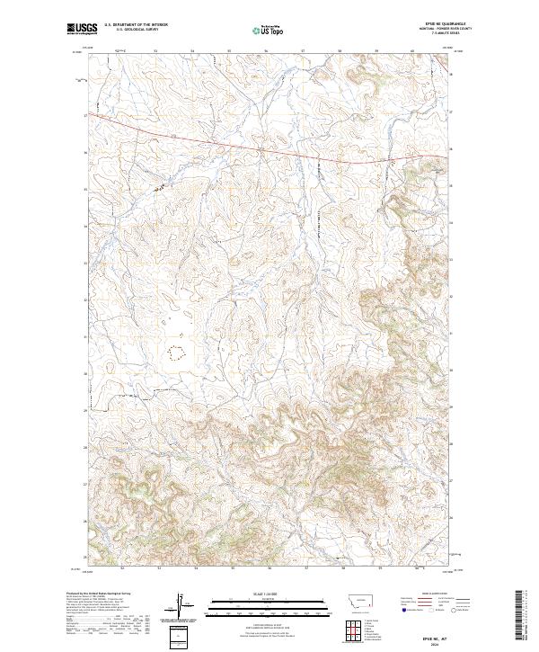 USGS Topographic Map – Epsie NE