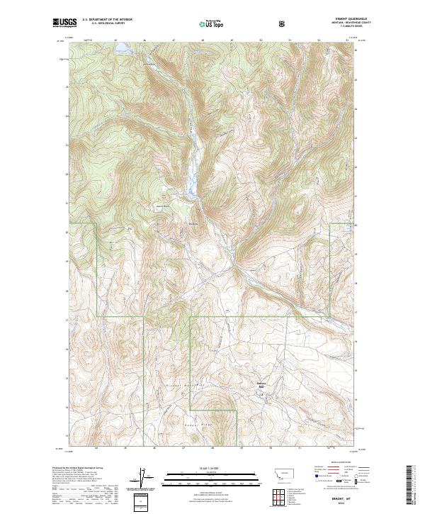USGS Topographic Map – Ermont