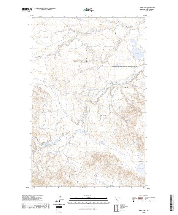 USGS Topographic Map – Ester Lake