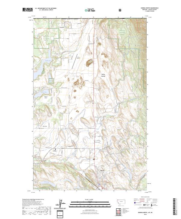 USGS Topographic Map – Eureka North