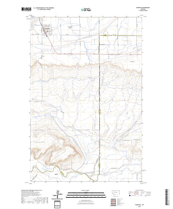 USGS Topographic Map – Fairfield