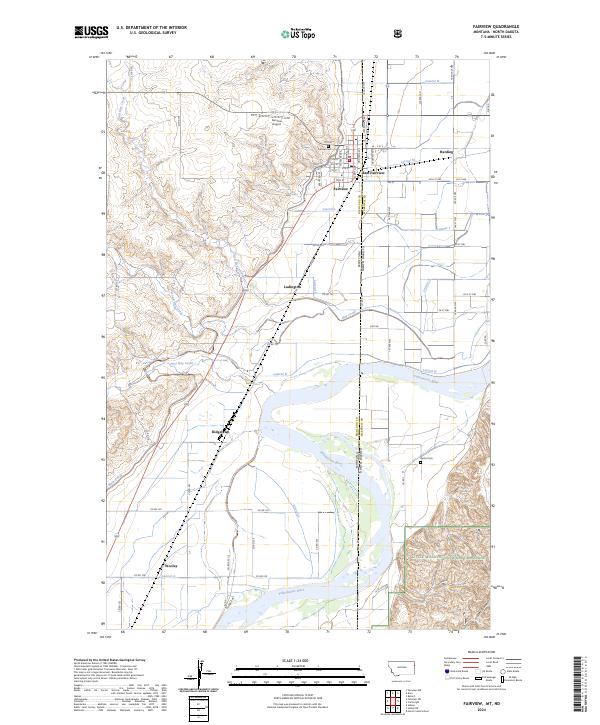 USGS Topographic Map – Fairview