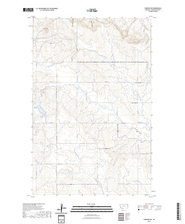USGS Topographic Map – Fairview NW