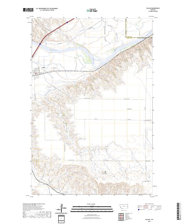 USGS Topographic Map – Fallon