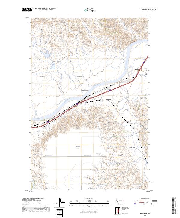 USGS Topographic Map – Fallon SW