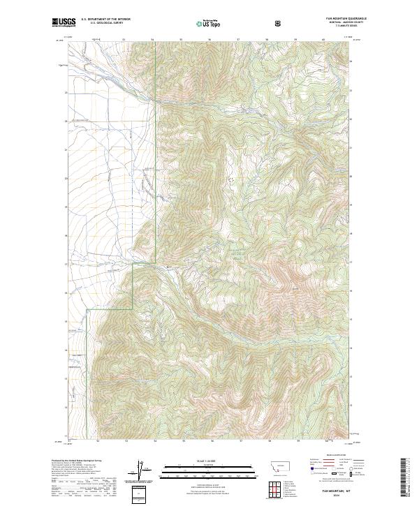 USGS Topographic Map – Fan Mountain