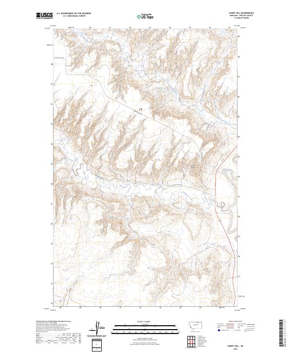 USGS Topographic Map – Fanny Hill