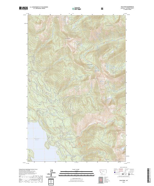 USGS Topographic Map – Felix Peak