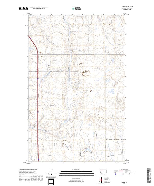 USGS Topographic Map – Ferdig