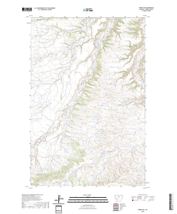 USGS Topographic Map – Fergus NE