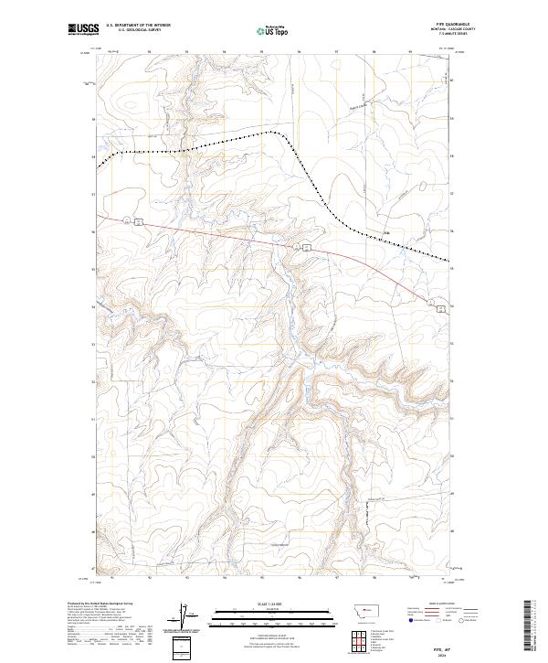 USGS Topographic Map – Fife