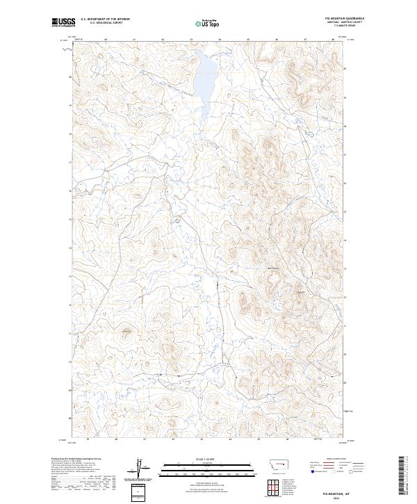 USGS Topographic Map – Fig Mountain
