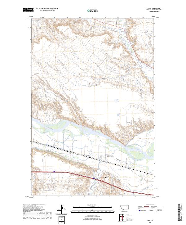 USGS Topographic Map – Finch