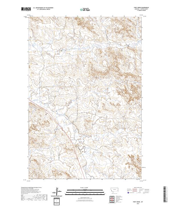 USGS Topographic Map – First Creek