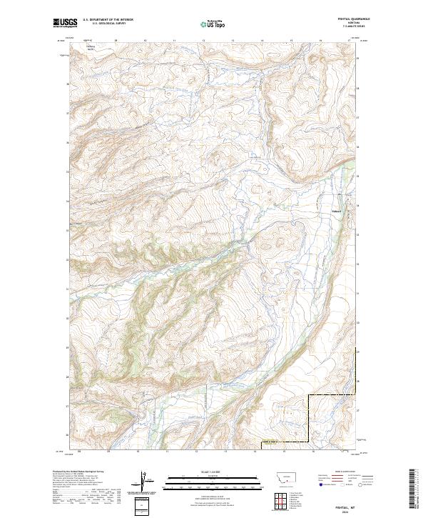 USGS Topographic Map – Fishtail