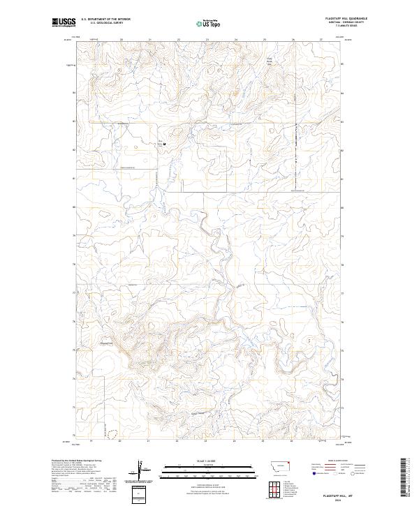 USGS Topographic Map – Flagstaff Hill
