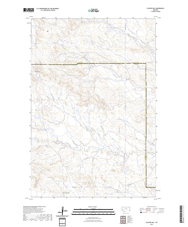 USGS Topographic Map – Flasted Hill