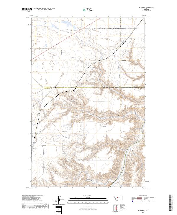 USGS Topographic Map – Floweree