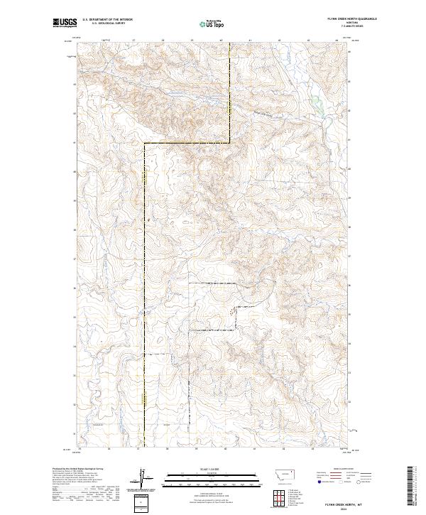 USGS Topographic Map – Flynn Creek North
