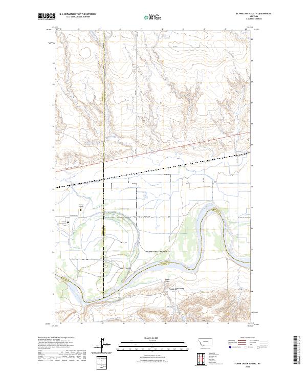 USGS Topographic Map – Flynn Creek South