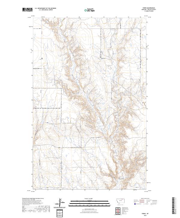USGS Topographic Map – Forks
