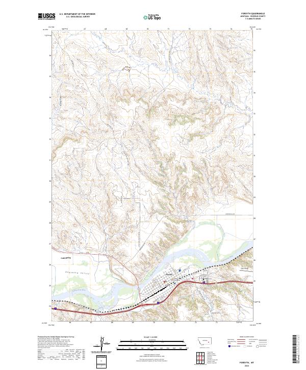USGS Topographic Map – Forsyth