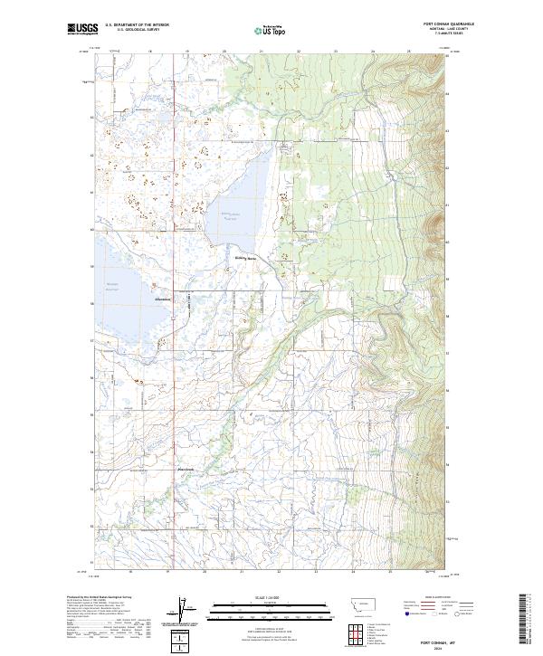 USGS Topographic Map – Fort Connah