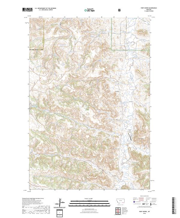USGS Topographic Map – Fort Howes