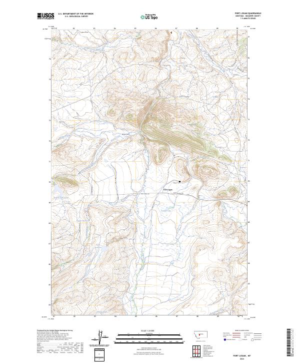USGS Topographic Map – Fort Logan